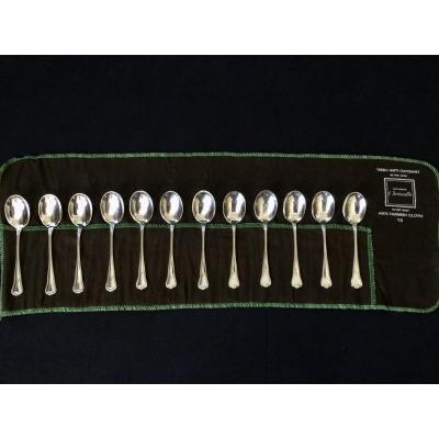 12 Christofle Ice Cream Spoons
