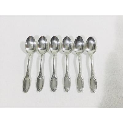 Christofle - 6 Mocha Spoons