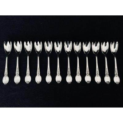 Christofle - 12 Fruit Forks
