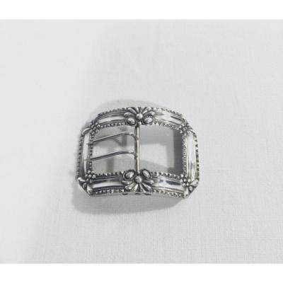 Alphonse Debain - Shoe Buckle In Sterling Silver