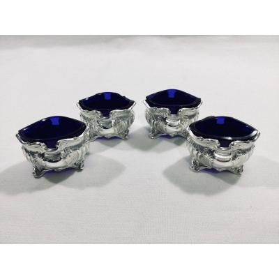 Baccarat Et Armand Fresnais - Set Of 4 Salerons