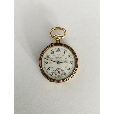 Women's Gold Pocket Watch "trib"