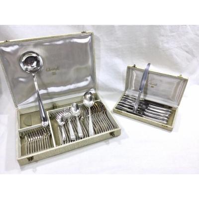 Christofle - 50 Piece Cutlery Set Berain Model