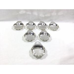 Félix Frères - Set Of Silver Metal Shells