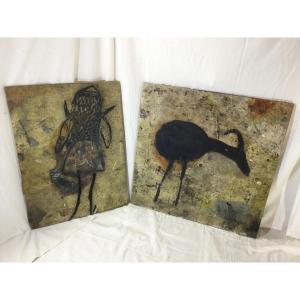 Emmanuelle Renard - Dyptique Goat And Bergrer