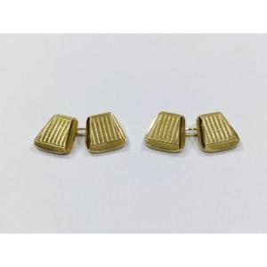 Pair Of Cufflinks In Yellow Gold