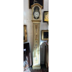 Liebray In Buchy, Grandfather Clock Dating From The 18th Century, Lantern Movement With Rooster