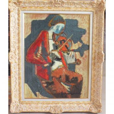 Jef Friboulet Oil On Canvas