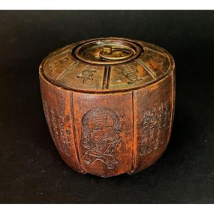 Antique Chinese Yixing Tea Caddy Jar