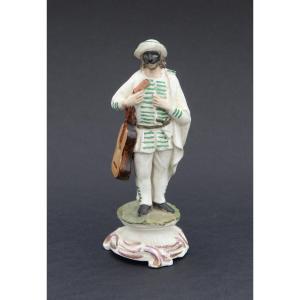 Italian Faience Commedia Dell’arte Figure 