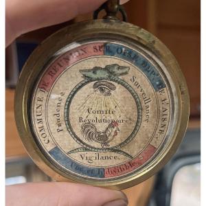 Jeton/ Medallion Of Attendance French Revolutionary Committee 1793 Guise