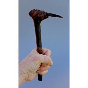 Antique Dayak Adze Axe From Borneo