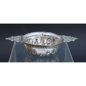 Antique Dutch Solid Silver Cognac Brandy Bowl