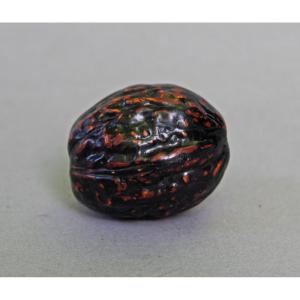 Antique Japanese Lacquer Netsuke Kurumi (walnut)