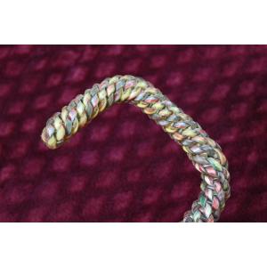 Antique Braided Celluloid Walking Stick Snake 