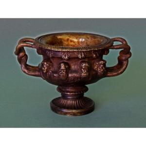 Warwick Vase In Bronze – Italian Grand Tour, 19th Century, Inspired By Ancient Rome
