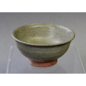 Antique Sukhothai Glazed Ceramic Bowl 14th - 16th Century