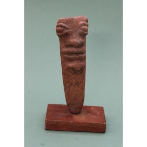 Ancient African Terracotta Head, Koma Culture, Ghana, 13th–18th Century Tribal Art 