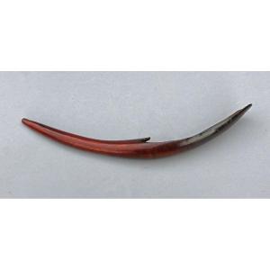 Antique African Horn Spoon Or Ladle, Probably Ethiopian, Beautiful Patina, 35 Cm