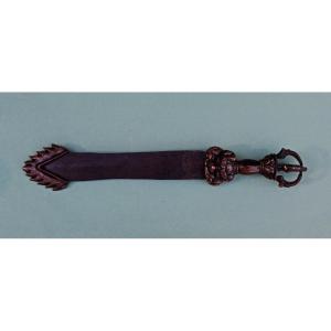 Antique Tibetan Buddhist Ritual Flame Sword Khadga Manjushri