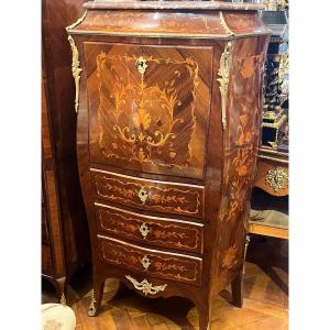 Marquetry Secretaire, 19th Century