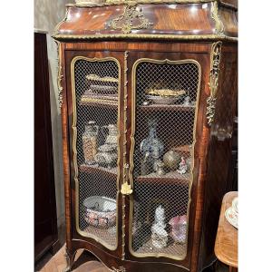 Cabinet Display Case With Curved Oven, Napoleon III Period