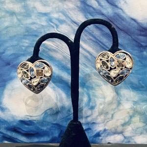 Yves Saint Laurent, Heart Clips By Robert Goossens Circa 1980