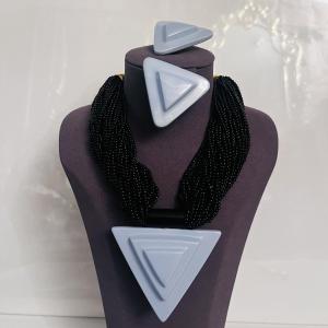 Karl Lagerfeld, Necklace And Ear Clip Set.