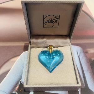 Lalique, Heart Pendant.