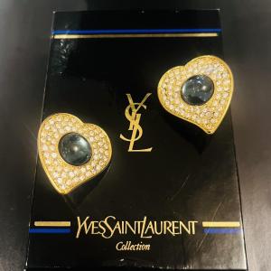 Yves Saint Laurent, Pair Of Diva Earrings.