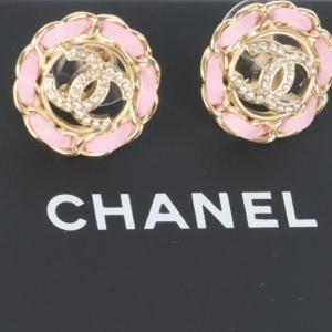 Chanel, Pair Of Cc Logo Earrings