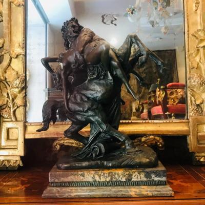Bronze By C. Baibert  (xix) The Abduction Of Deianira By The Centaur Nessus.
