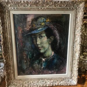 Guy Cambier (1923-2008) Huile Sur Toile