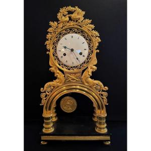 Bronze Skeleton Pendulum