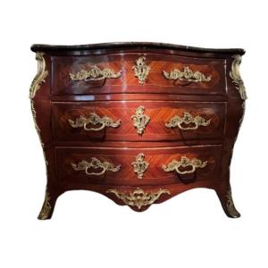 Louis XV Chest Of Drawers Stamped Na Lapie