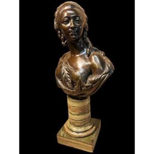 Bronze Bust Of Madame Du Barry