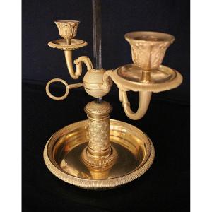 Directoire Gilt Bronze Bouillotte Lamp