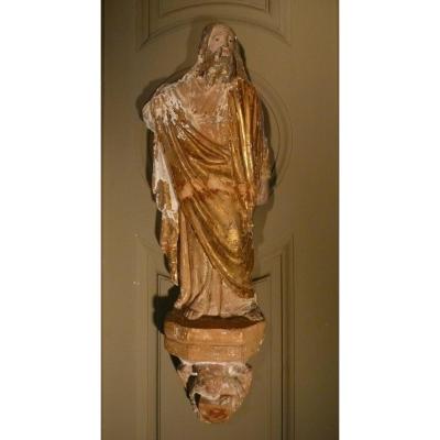 Sculpture Of Three Apostles Terracotta