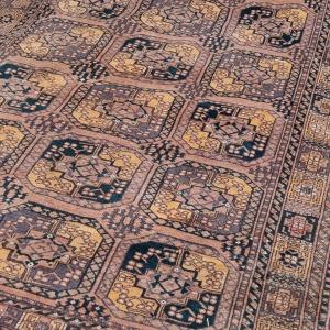 TAPIS BOUKHARA TURKMENE 250 X 160 CM FAIT MAIN D ORIENT