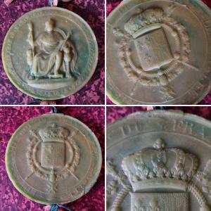 Wax Stamp Seal / Louis XVIII / Great Seal Of France / Royalist Souvenir