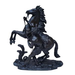 Horse Of Marly Bronze 19th Coustou Animal Horses