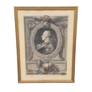 Victor Améðée III King Of Sardinia Engraving Late 18th Royal Italy