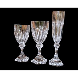 Glass Service Cristallerie De Saint Louis Model Chambord Saint-louis 35 Pieces 
