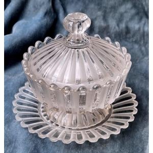 Baccarat Drageoir And Its Crystal Candy Box