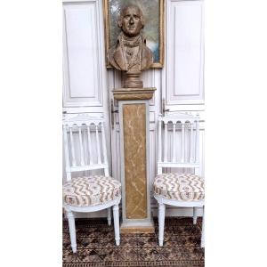Pair Of Louis XVI Period Chairs 18th Century