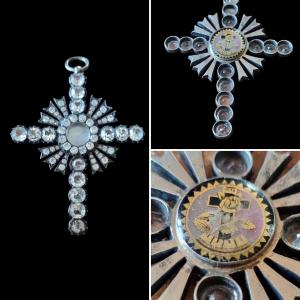 Jewel Cross Freemason Rose-cross Knight Empire Period
