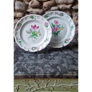 Saint Clement Earthenware Service Reverbere 2 Dishes Dishes Dishes