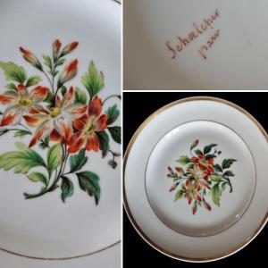 Schoelcher Porcelain Manufacturer Of Paris Locré Cake Display