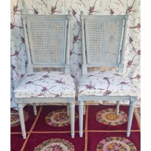 Pair Of Louis XVI Style Chairs 