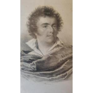 Engraving By Luigi Lablache Circa 1825 Opera Music Donizetti Bellini